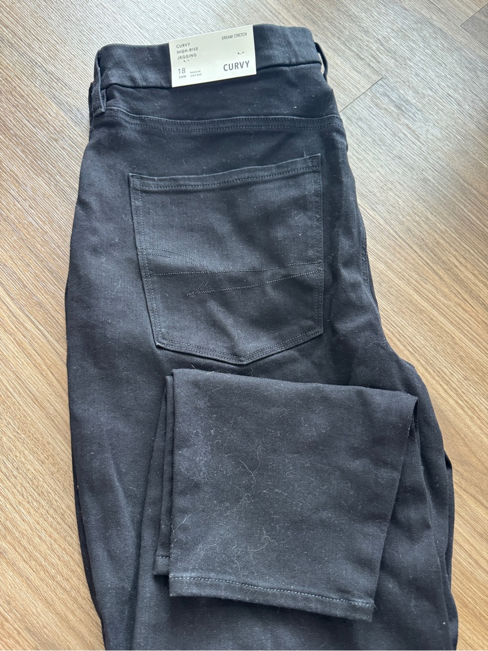 Curvy High-Rise Dream Stretch Jegging — Black
